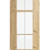 Surmeuble pour armoire AKORD S100 Chêne Artisan 100 cm 2 portes façade Blanche 3 étagères 100x50x55 cm