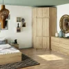 Surmeuble pour armoire AKORD S100 Chêne Sonoma 100 cm 2 portes 3 étagères 100x50x55 cm