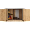 Surmeuble pour armoire AKORD S100 Chêne Craft 100 cm 2 portes 3 étagères 100x50x55 cm