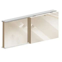 Système coulissant SLID'UP 130 pour 2 portes de placard - rail 1,8 m - 70 kg