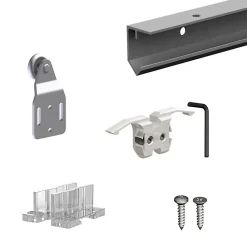 Système coulissant SLID'UP 120 pour 1 porte de placard - rail 1,8 m - 45 kg