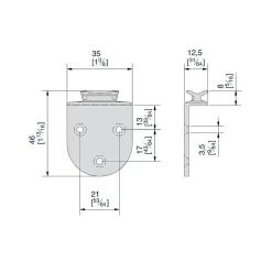 Système coulissant SLID'UP 1900 pour 2 portes de placard - rail 1 m aluminium - 6 kg