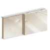 Système coulissant SLID'UP 130 pour 2 portes de placard - rail 1,5 m - 70 kg