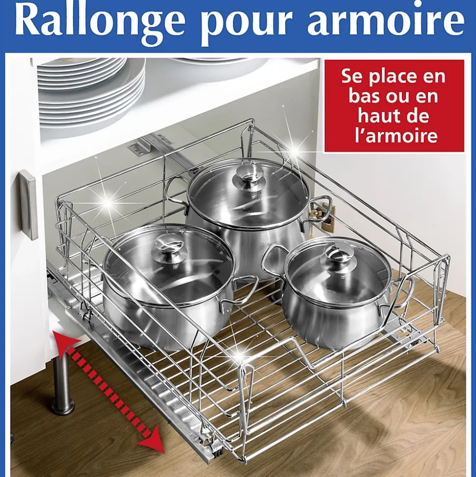 Système-Rallonge pour armoire Midi - Chromé