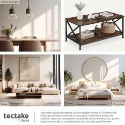Table basse salon Style industriel