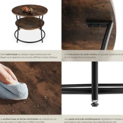 Table basse salon Style industriel
