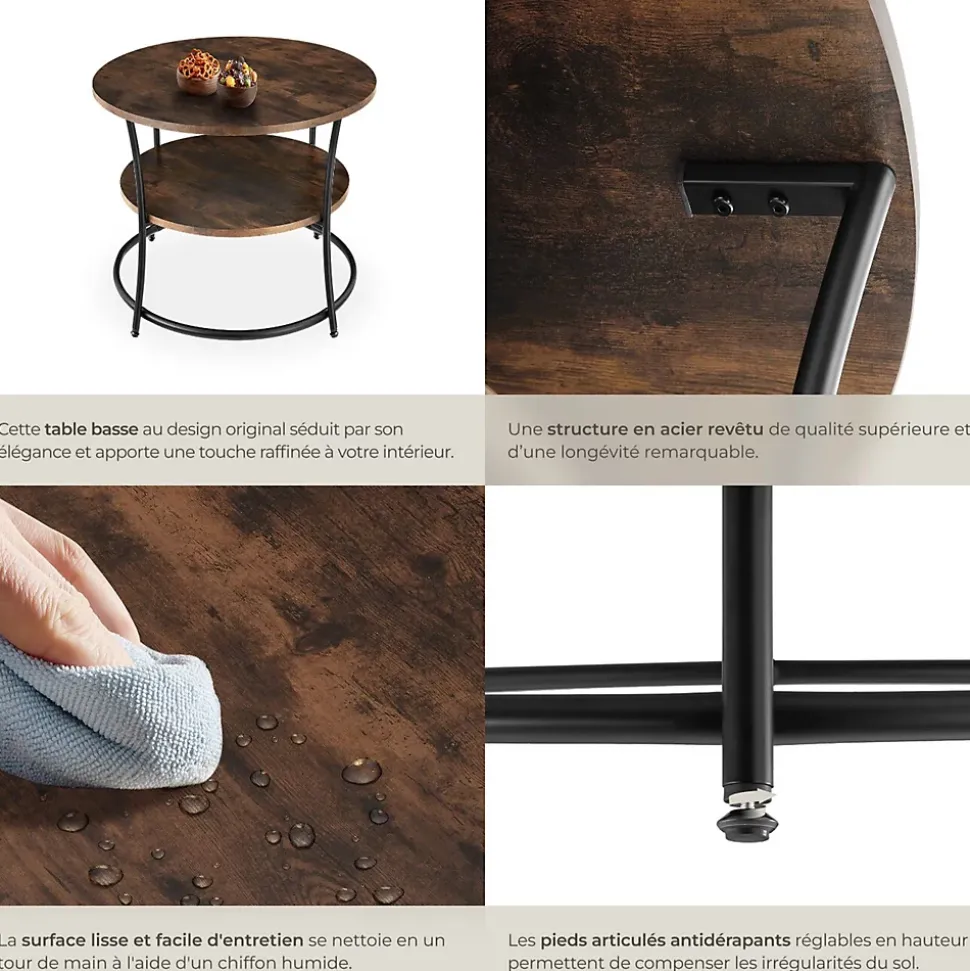 Table basse salon Style industriel