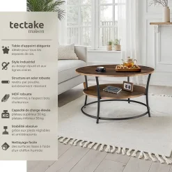 Table basse salon Style industriel