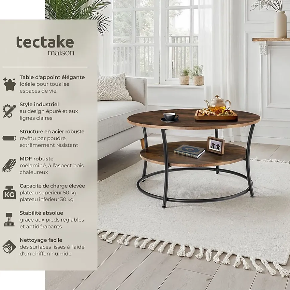 Table basse salon Style industriel