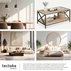 Table basse salon Style industriel