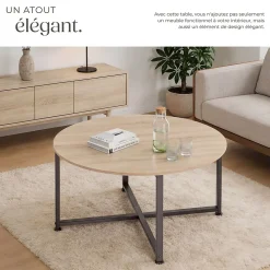 Table basse salon Style industriel