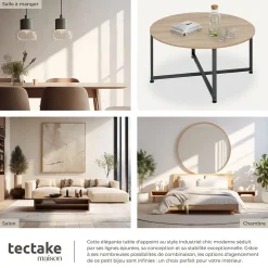 Table basse salon Style industriel