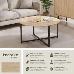 Table basse salon Style industriel