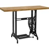 Table console avec machine à coudre 110x40x75 cm vidaXL
