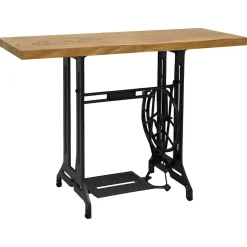 Table console avec machine à coudre 110x40x75 cm vidaXL