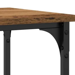 Table Console avec étagère Bois ancien 100 x 35 x 75 cm vidaXL