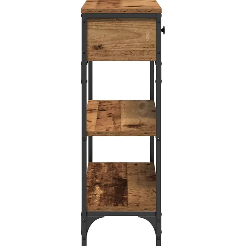Table console Bois ancien 72,5 x 25 x 75 cm Bois d'ingénierie vidaXL