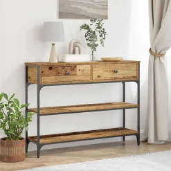 Table console Bois ancien 72,5 x 25 x 75 cm Bois d'ingénierie vidaXL