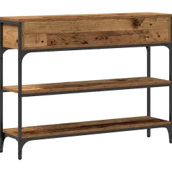 Table console Bois ancien 72,5 x 25 x 75 cm Bois d'ingénierie vidaXL