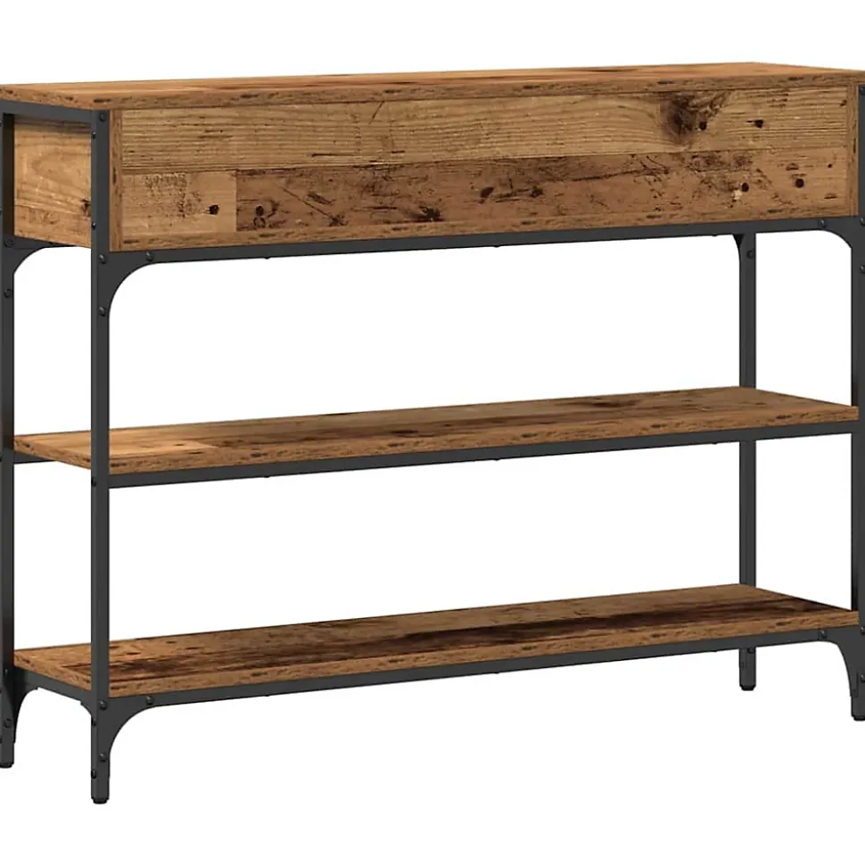 Table console Bois ancien 72,5 x 25 x 75 cm Bois d'ingénierie vidaXL