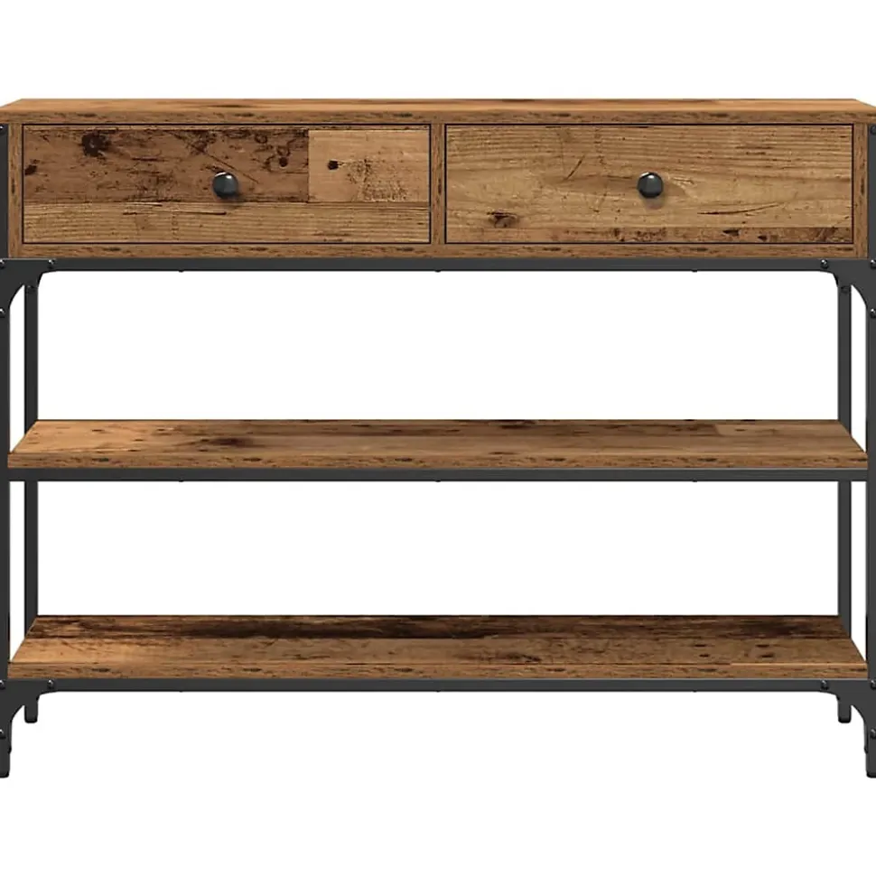 Table console Bois ancien 72,5 x 25 x 75 cm Bois d'ingénierie vidaXL