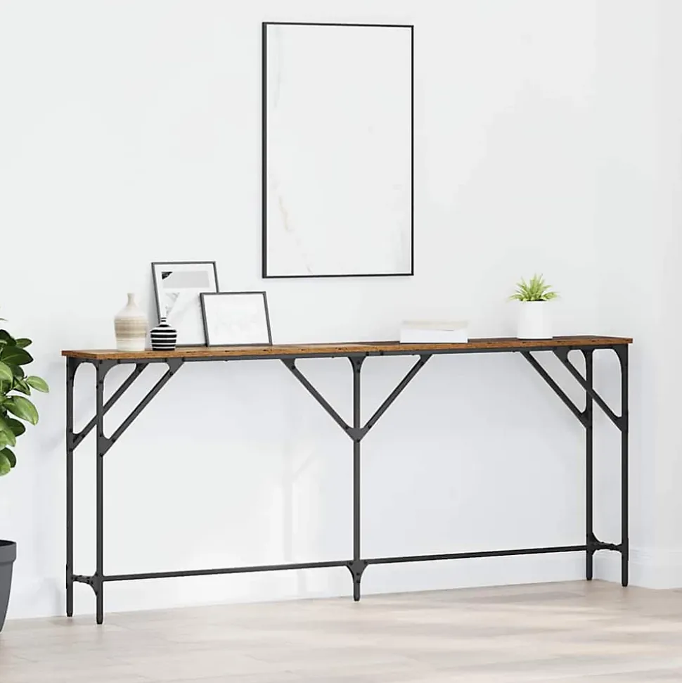 Table console Bois Ancien 180 x 23 x 75 cm vidaXL
