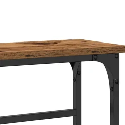 Table console Bois ancien 75 x 19,5 x 75 cm Bois d'ingénierie vidaXL