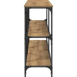 Table console Chêne artisan 200 x 30 x 75 cm Bois d'ingénierie vidaXL
