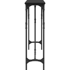 Table console Chêne noir 140 x 23 x 75 cm vidaXL