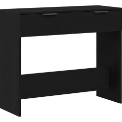Table console Chêne noir 30 x 36 x 75 cm Bois d'ingénierie vidaXL