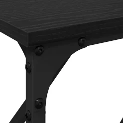 Table console Chêne noir 180 x 23 x 75 cm vidaXL