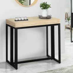Table console extensible TORONTO 14 personnes 300 cm design industriel
