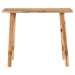 Table Console Girona, Marron, Bois, 90x30x80 cm, Seven Design