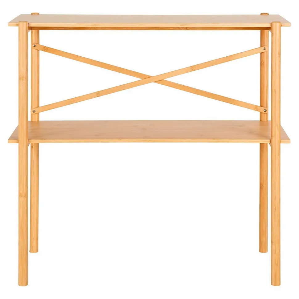 Table Console Manaus, Marron, Bambou, 32x83x80,5 cm, Seven Design