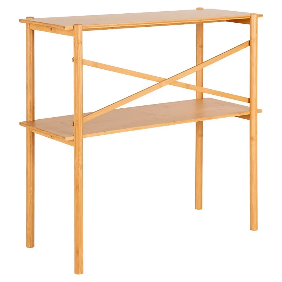 Table Console Manaus, Marron, Bambou, 32x83x80,5 cm, Seven Design