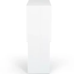 Table console pliable EDI 2-4 personnes bois blanc 103 x 76 cm