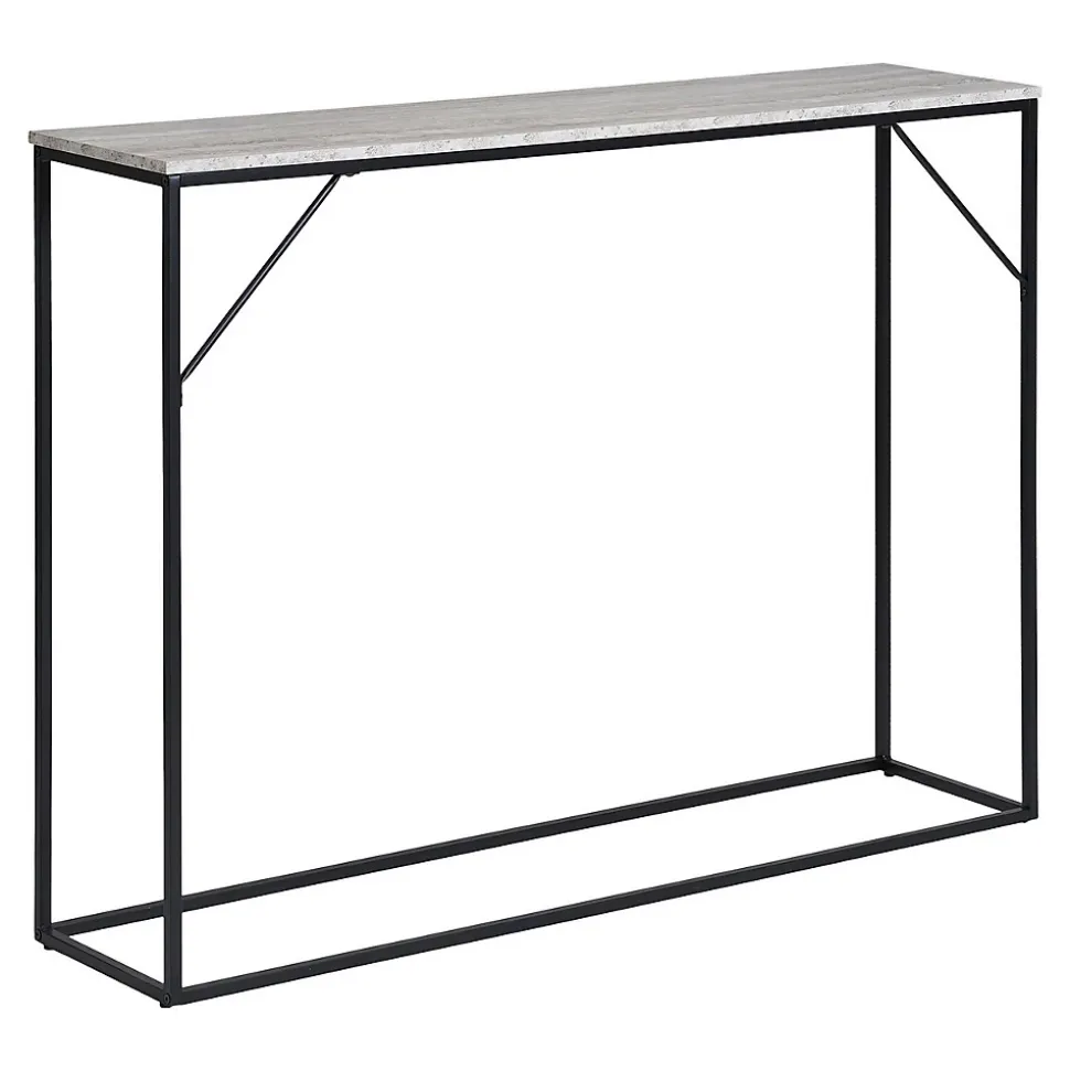 Table Console Vita, Marron, Métal, 110x26x80 cm, Seven Design