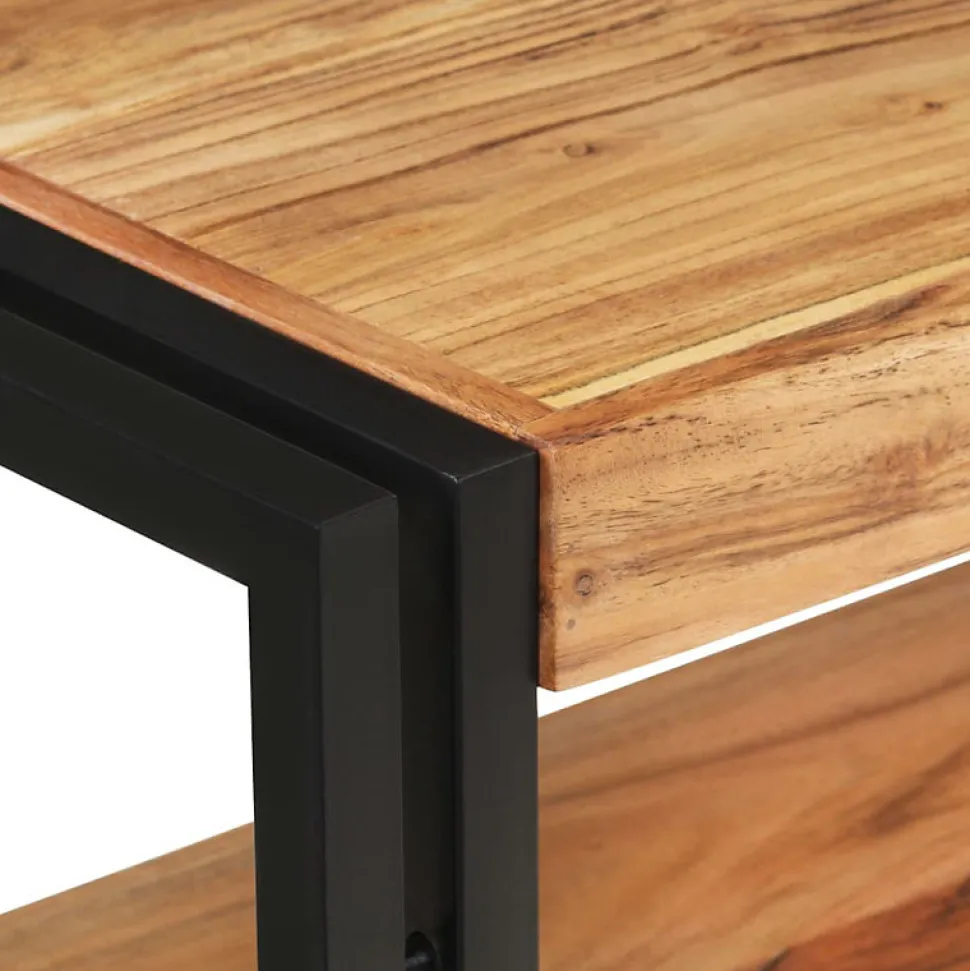 Table console 150x30x75 cm Bois d'acacia solide vidaXL