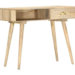 Table console 90x45x75 cm bois de manguier massif vidaXL