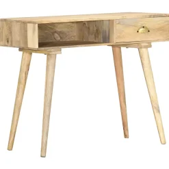 Table console 90x45x75 cm bois de manguier massif vidaXL