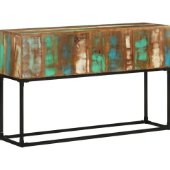 Table console 120x30x75 cm Bois de récupération massif