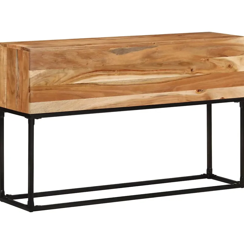 Table console 120x30x75 cm Bois d'acacia massif