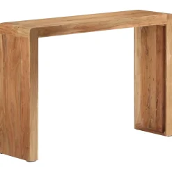 Table console 110x30x76 cm bois massif d'acacia vidaXL