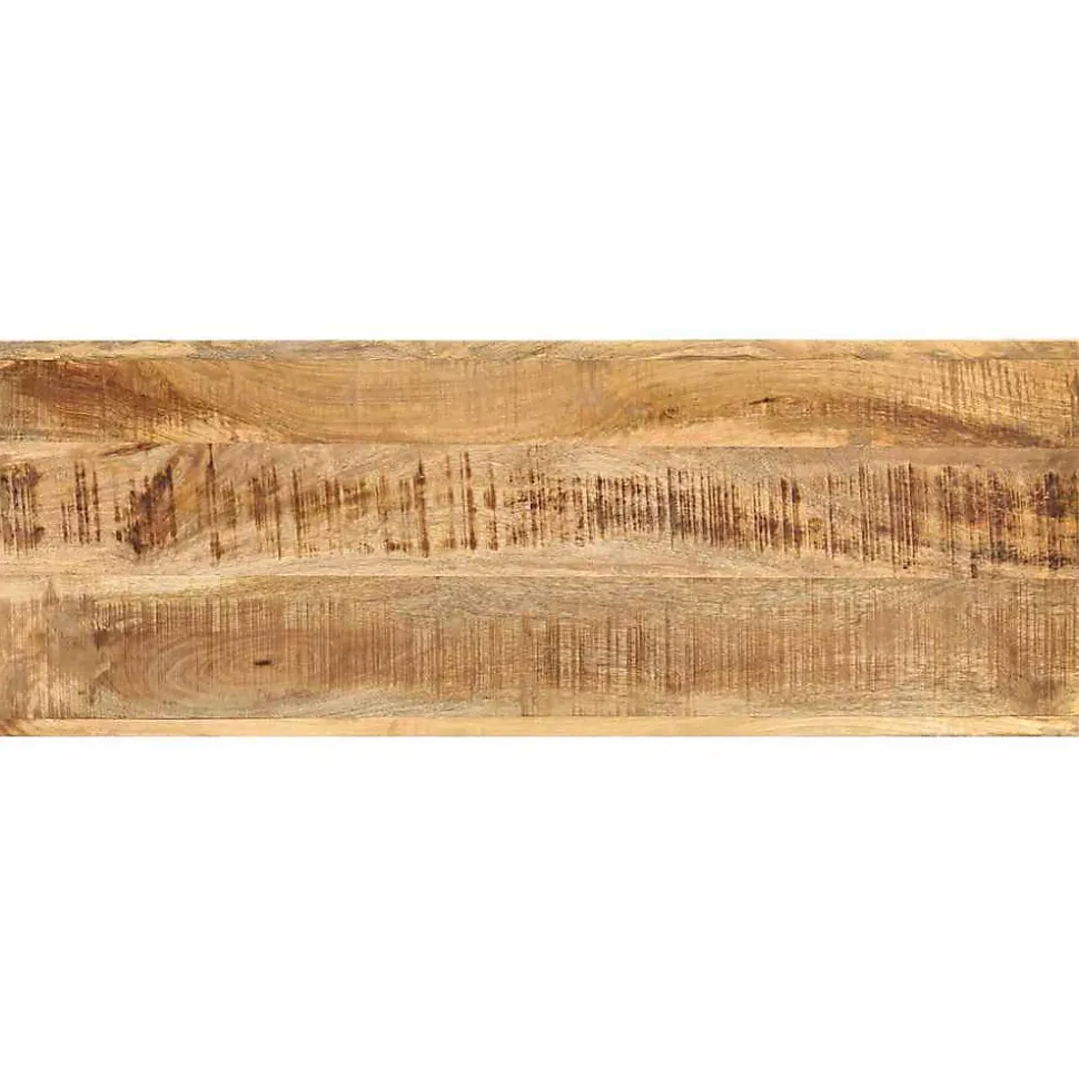 Table console 110x35x76 cm Bois de manguier massif vidaXL