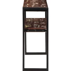 Table console 90x30x75 cm Bois de récupération massif vidaXL