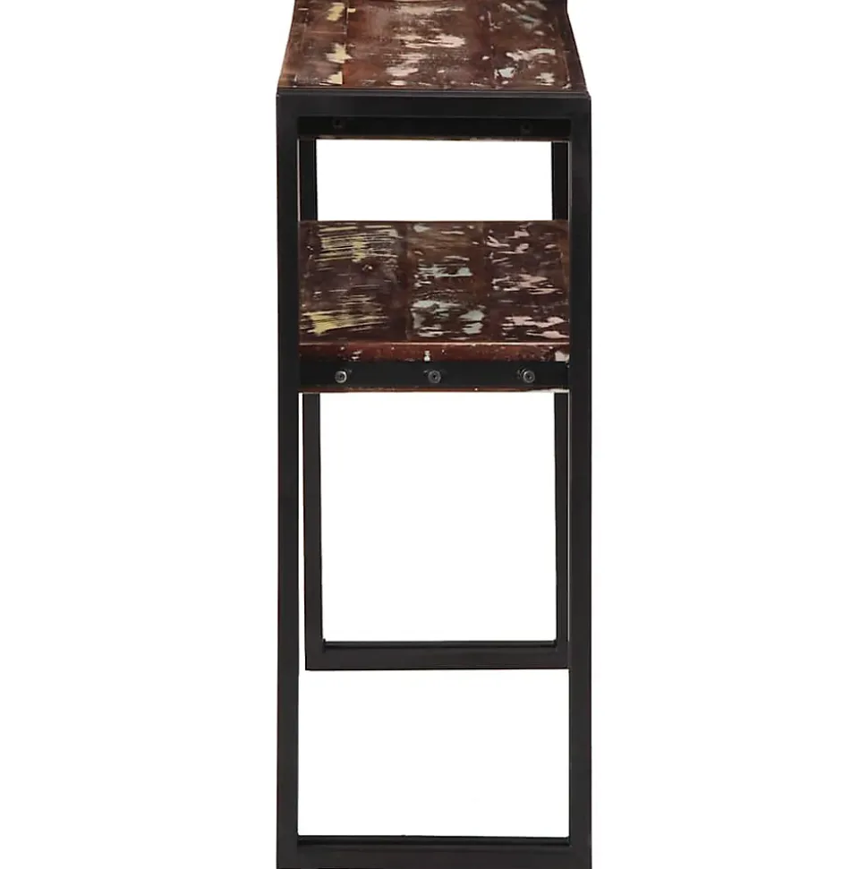 Table console 90x30x75 cm Bois de récupération massif vidaXL