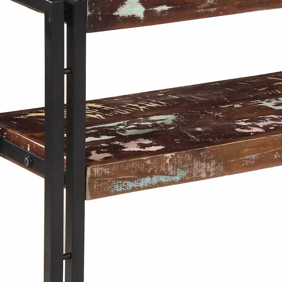 Table console 90x30x75 cm Bois de récupération massif vidaXL
