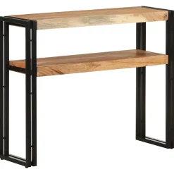 Table console 90x30x75 cm Bois d'acacia massif vidaXL