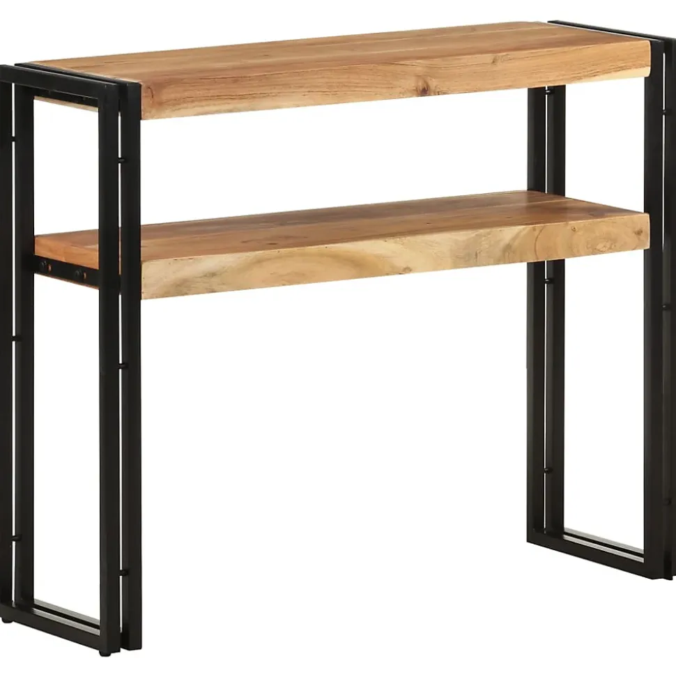 Table console 90x30x75 cm Bois d'acacia massif vidaXL