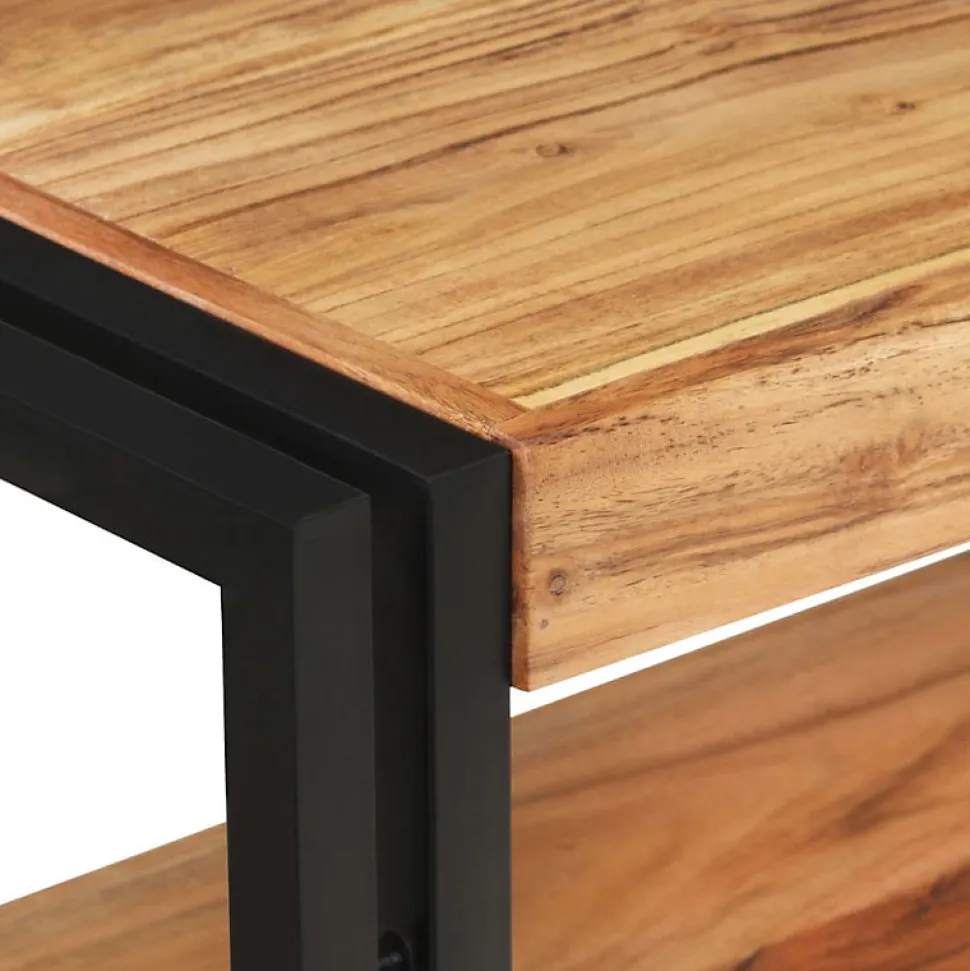 Table console 90x30x75 cm Bois d'acacia massif vidaXL